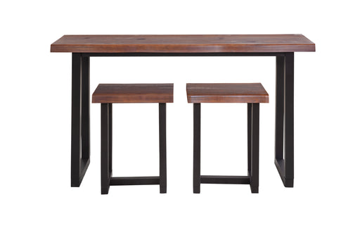 Steve Silver Jennings Cherry Live Edge 3pc Counter Height Set