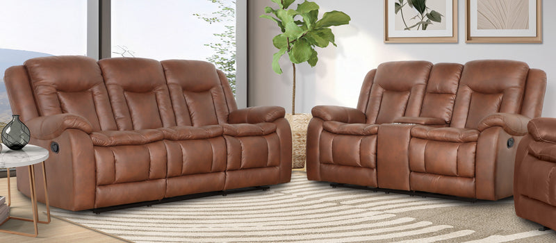 New Classic Furniture Morello Brown 2pc Living Room Set