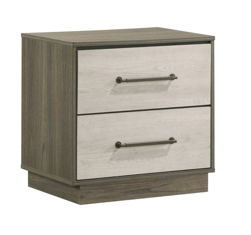 Galaxy Home Gem Light Beige Bown Nightstand