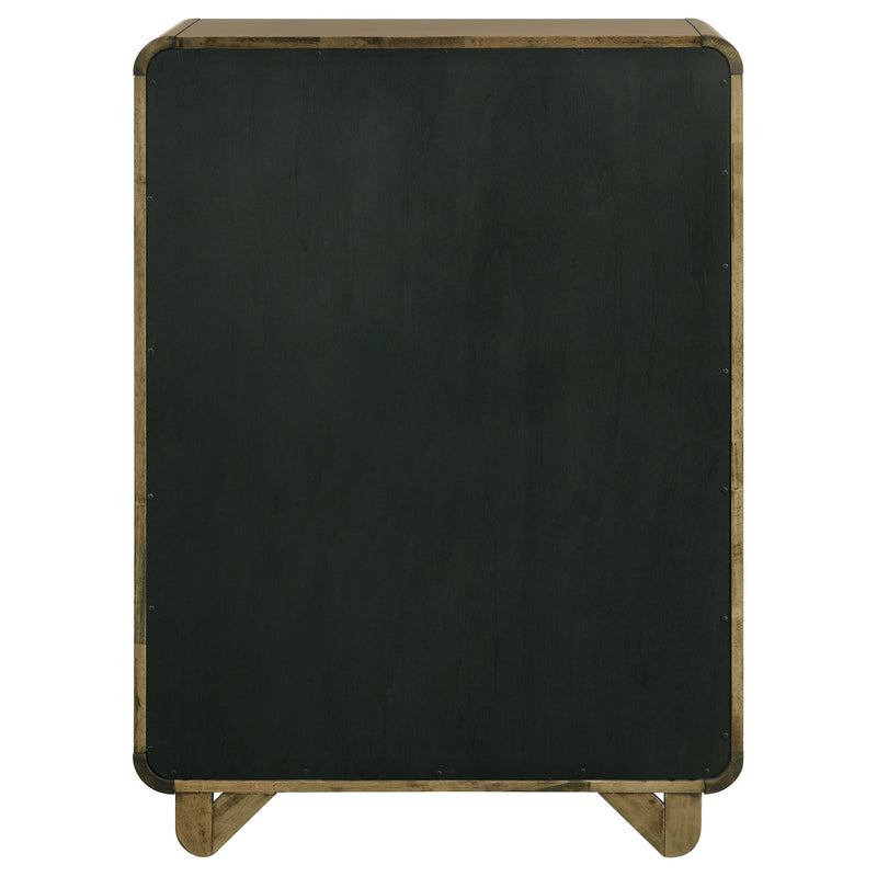 Coaster Furniture Amsbury Nutmeg Brown 5 Drawer Chest