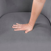 Home Elegance Candace Taupe Swivel Chair