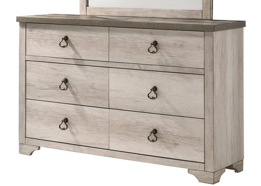 Crown Mark Patterson Dresser and Mirror