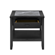 Steve Silver Garvine Black Gray End Table