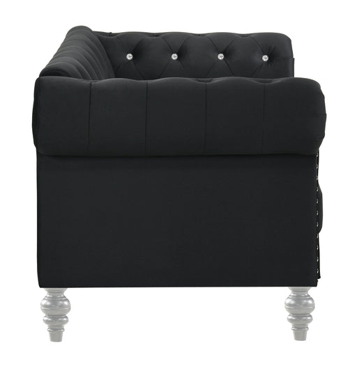 New Classic Furniture Emma Gray Crystal Sofa
