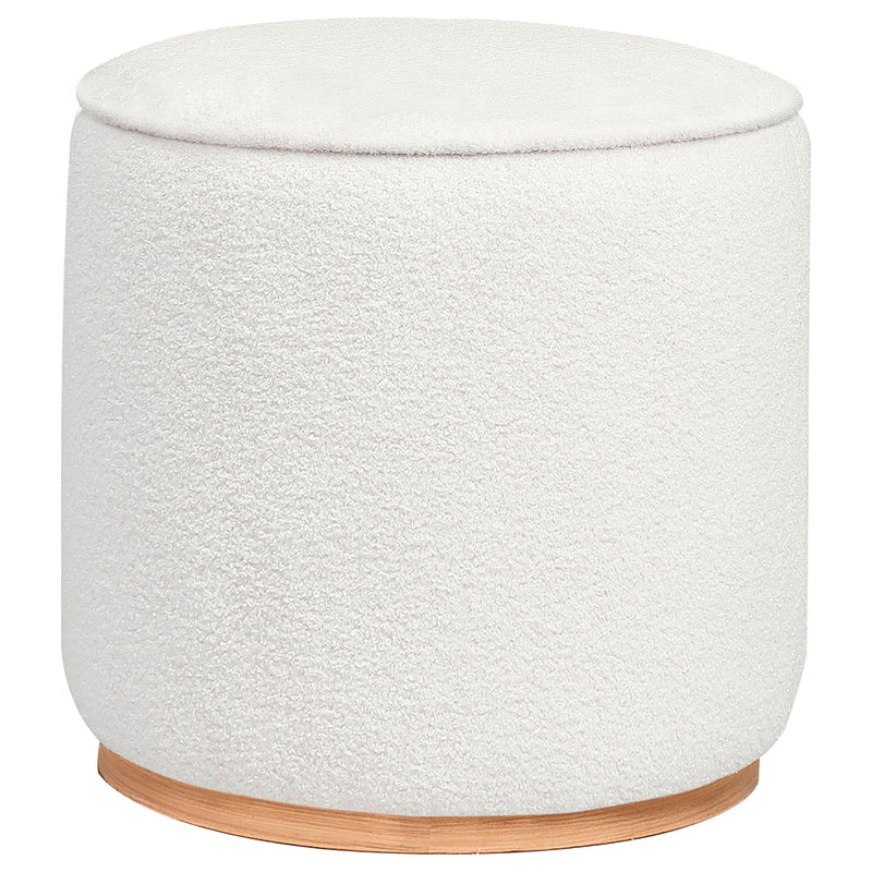 Coaster Furniture Zena Ivory Ottoman