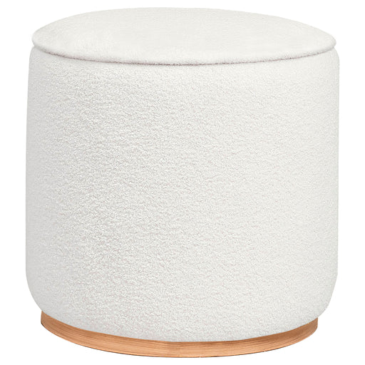 Coaster Furniture Zena Ivory Ottoman