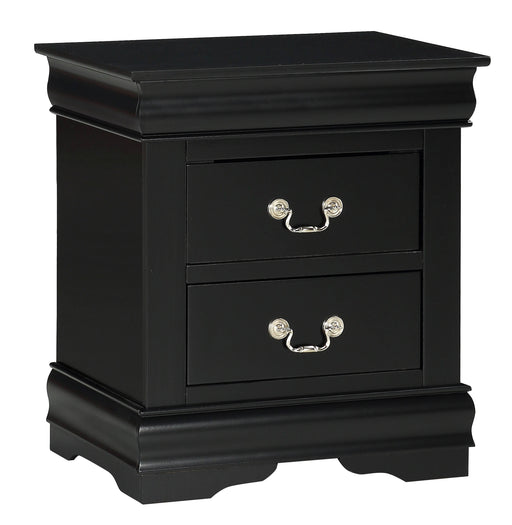 Crown Mark Louis Philip Black Night Stand