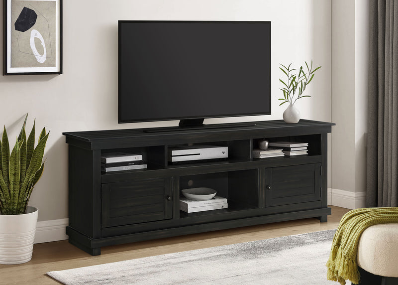 Coaster Furniture Payne Distressed White 70 Inch TV Stand