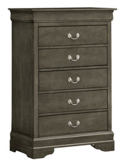 Glory Furniture Louis Phillipe Gray Chest