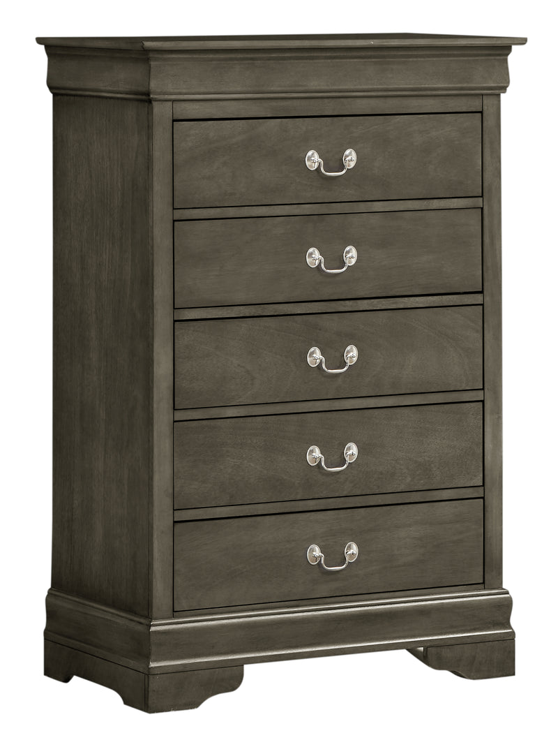 Glory Furniture Louis Phillipe Gray Chest