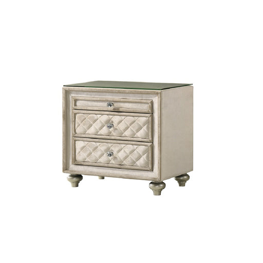 Acme Furniture Lucienne Beige Nightstand