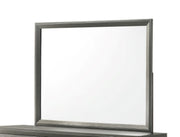 Crown Mark Denker Gun Metal Dresser and Mirror