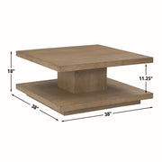 Steve Silver Canyon Sand Cocktail Table with Casters