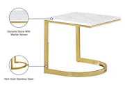 Meridian Furniture London Gold End Table