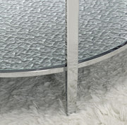 Steve Silver Frostine Silver 3pc Coffee Table Set