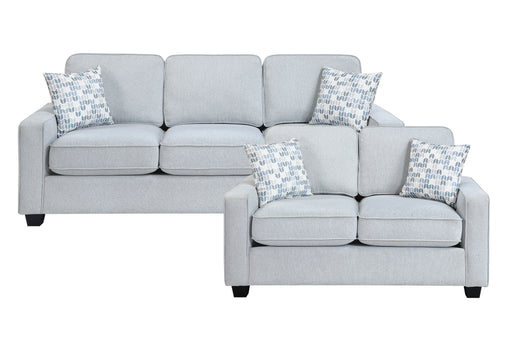 Home Elegance Gael Gray 2pc Living Room Set