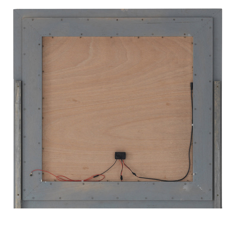 Glory Furniture Lorana Silver Champagne LED Mirror