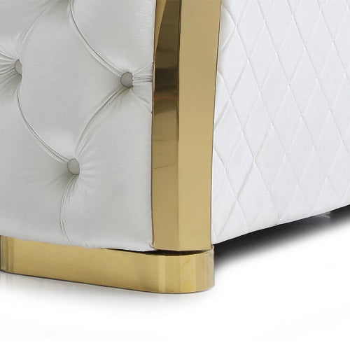 Glory Furniture Lexi Ivory Sofa