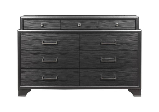 Global Furniture Jordyn Grey Dresser and Mirror
