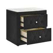 Crown Mark Annabelle Black Night Stand