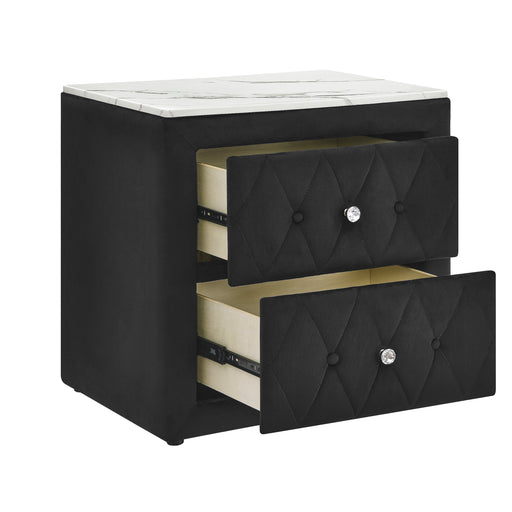 Crown Mark Annabelle Black Night Stand