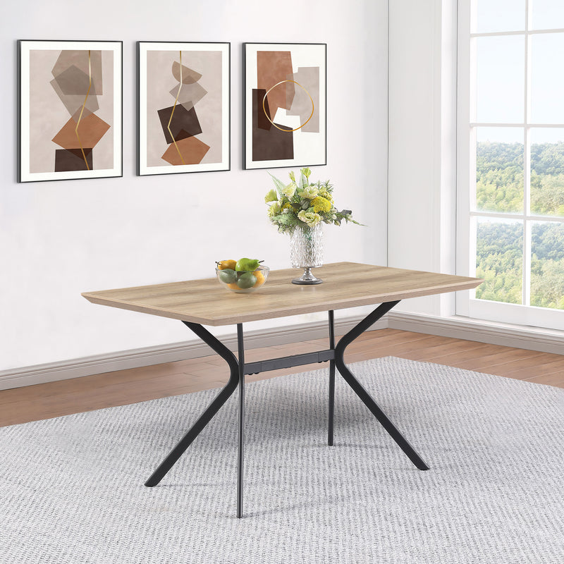 Coaster Furniture Edgecreek Light Brown 53 Inch Dining Table