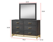 Crown Mark Trevor Mirror