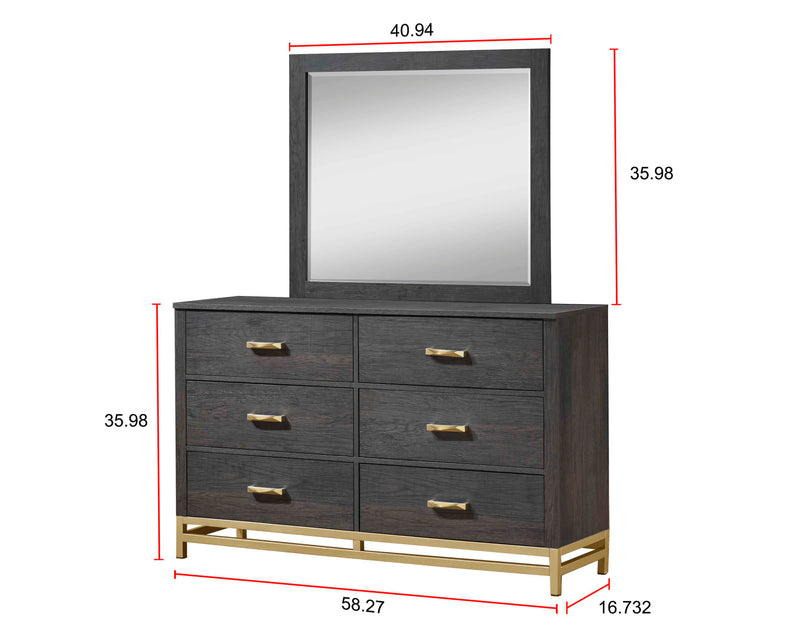 Crown Mark Trevor Mirror