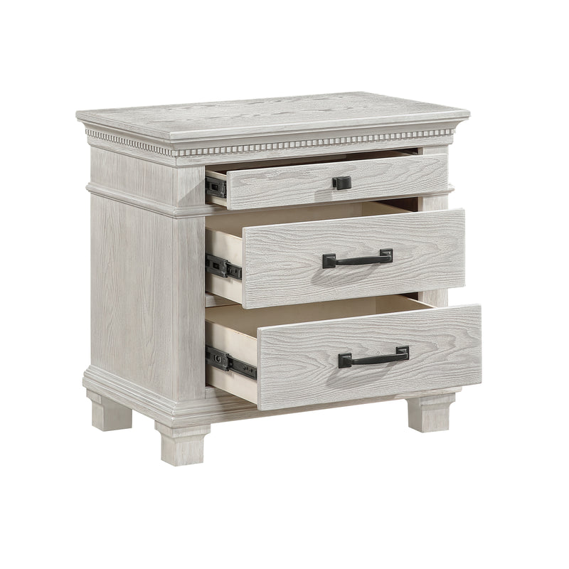 New Classic Furniture Silver Sands Gray Nightstand