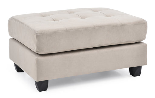 Glory Furniture Malone Vanilla Ottoman