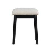 Home Elegance Camilla Gray Vanity Dresser with Mirror and Stool