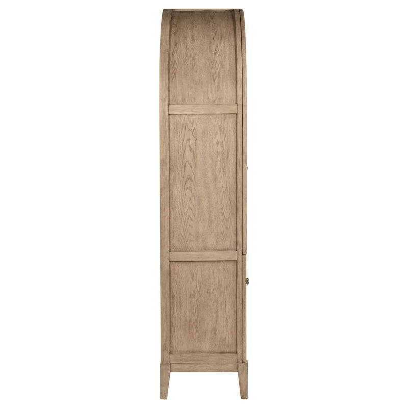Coaster Furniture Kailani Beige Oak Display Cabinet