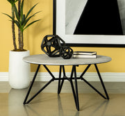 Coaster Furniture Hadi Cement 3pc Coffee Table Set