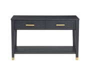 Steve Silver Yves Rubbed Charcoal Sofa Table