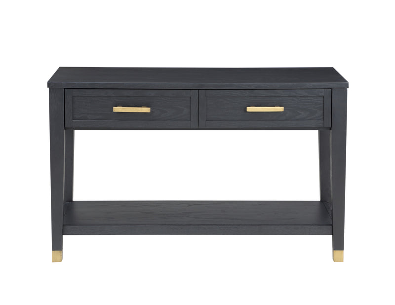 Steve Silver Yves Rubbed Charcoal Sofa Table