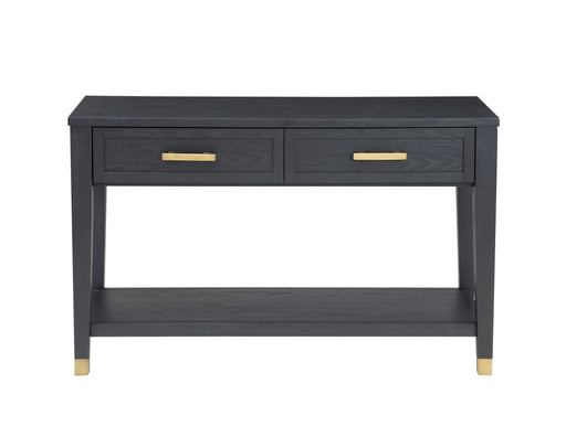 Steve Silver Yves Rubbed Charcoal Sofa Table