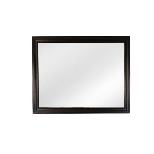 Galaxy Home Matrix Black Wood Mirror