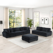 Galaxy Home Bentley Black Setup 3 Living Room Set