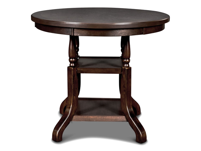 New Classic Furniture Bixby Black Espresso Counter Height Table