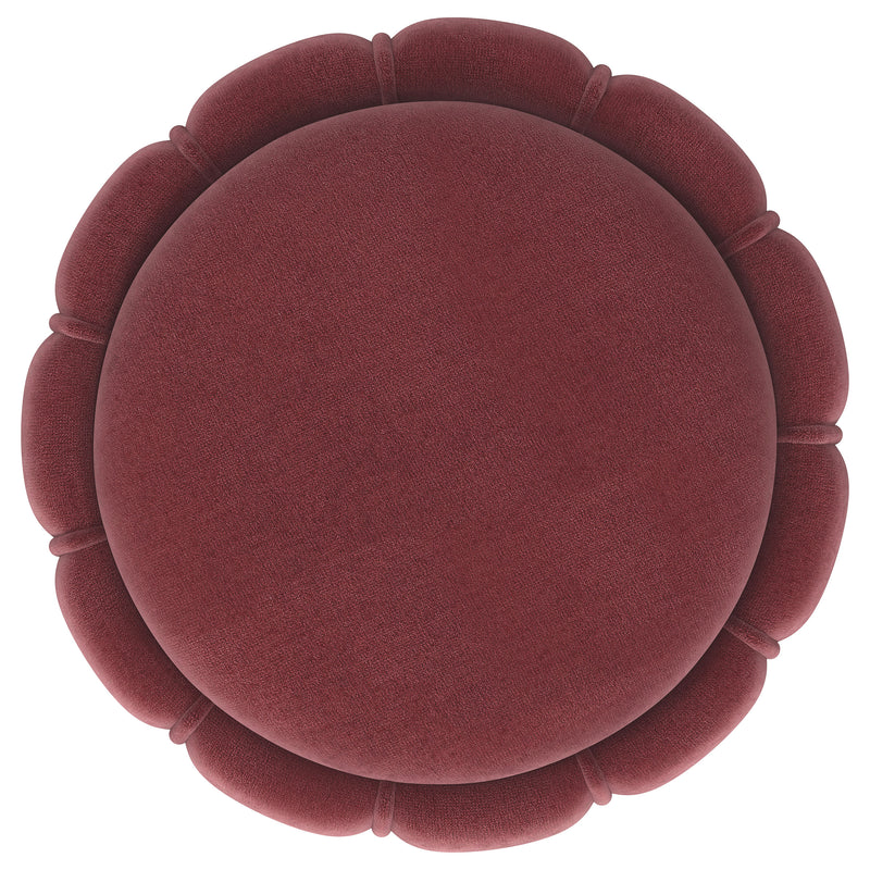 Coaster Furniture Sora Grey Round Ottoman