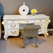 Acme Furniture Vendome Beige Antique Pearl Vanity Set