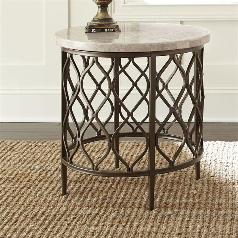 Steve Silver Roland Natural Yellow End Table