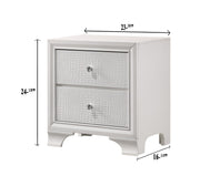 Crown Mark Lyssa Champagne Night Stand