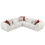 Home Elegance Franz Beige 5pc Modular Sectional