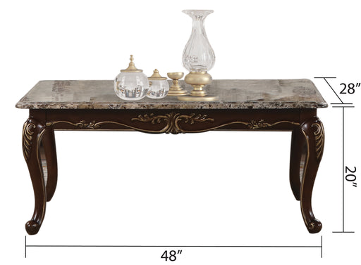 Galaxy Home Gloria Ivory Coffee Table