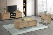 New Classic Furniture Mara Walnut One Drawer End Table