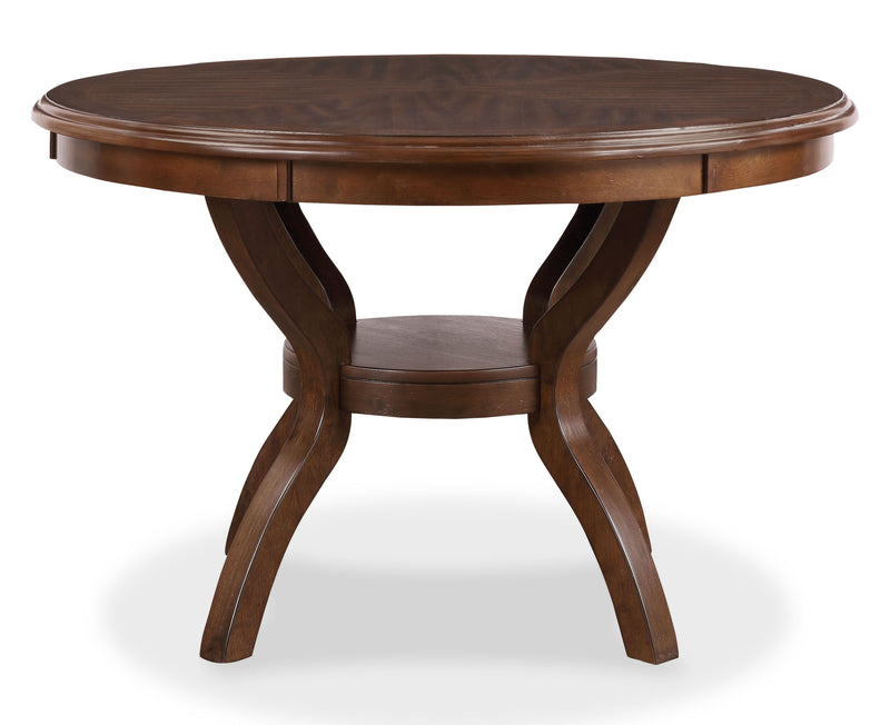 New Classic Furniture Cori Cherry 5pc Round Dining Set