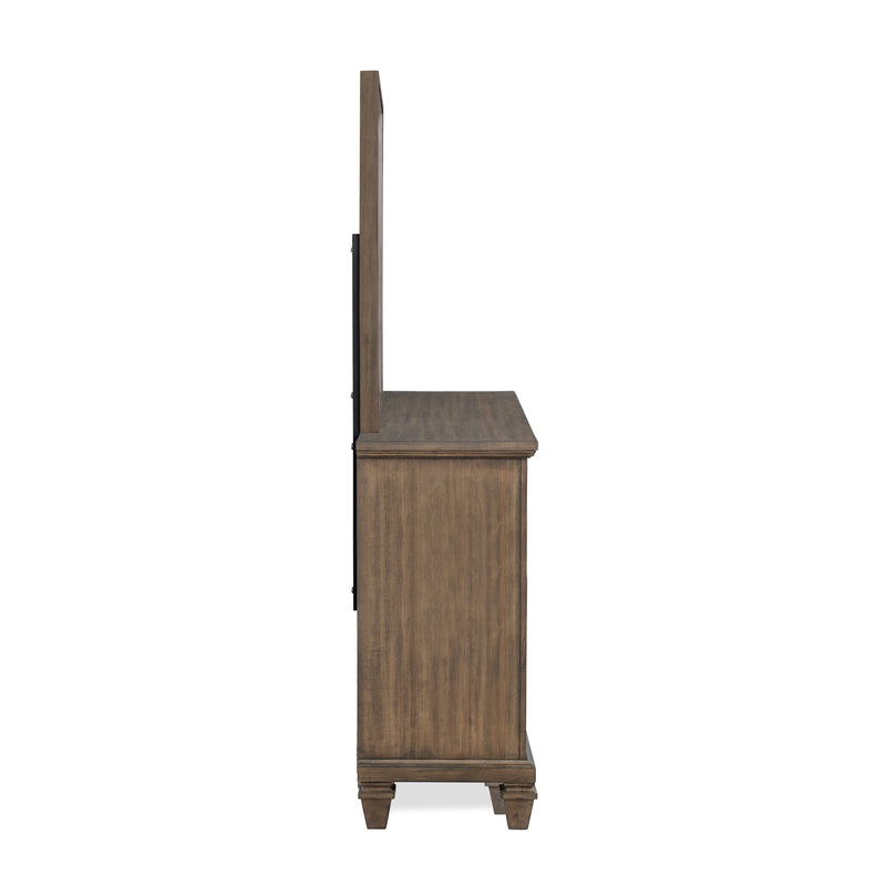 New Classic Furniture Mariana Vintage Creme Dresser and Mirror