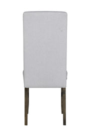 2 New Classic Furniture Julius Gray Walnut Dining Chairs