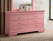 Glory Furniture Louis Phillipe Teal Dresser